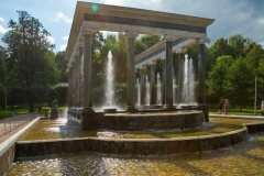 Lion's fontain in Peterhof
