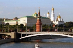 River view to the Moscow Kremlin